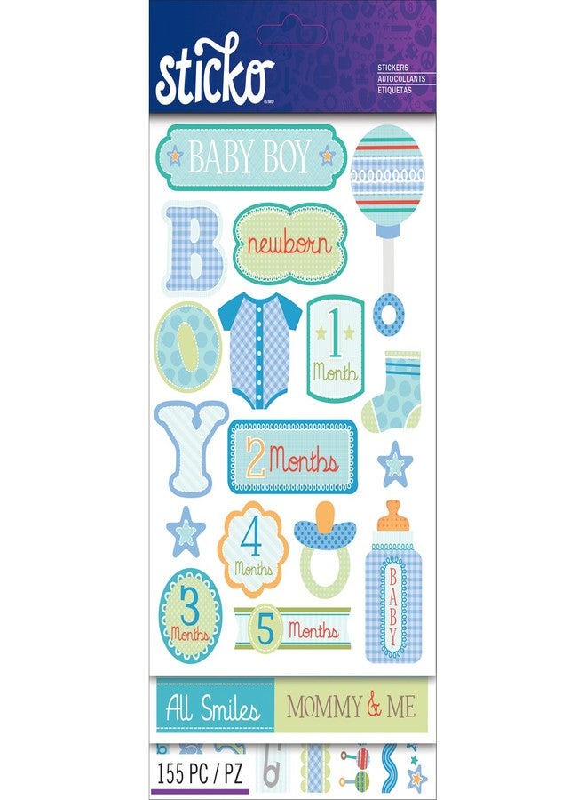 Sticko Themed-Flip Pack-Baby Boy 52-60125, Other 10 x 5 x 0.13